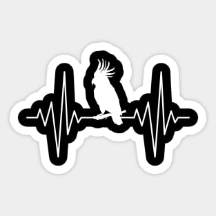 My Heart Sleeps For Kakadu Design Sticker